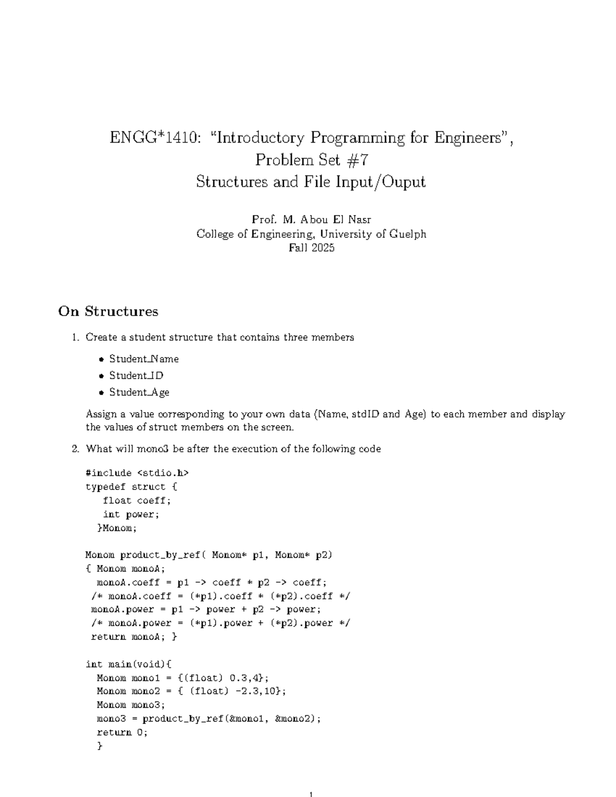 Eng1410-PS07-F25: C Programming Practice on Structures and File ...