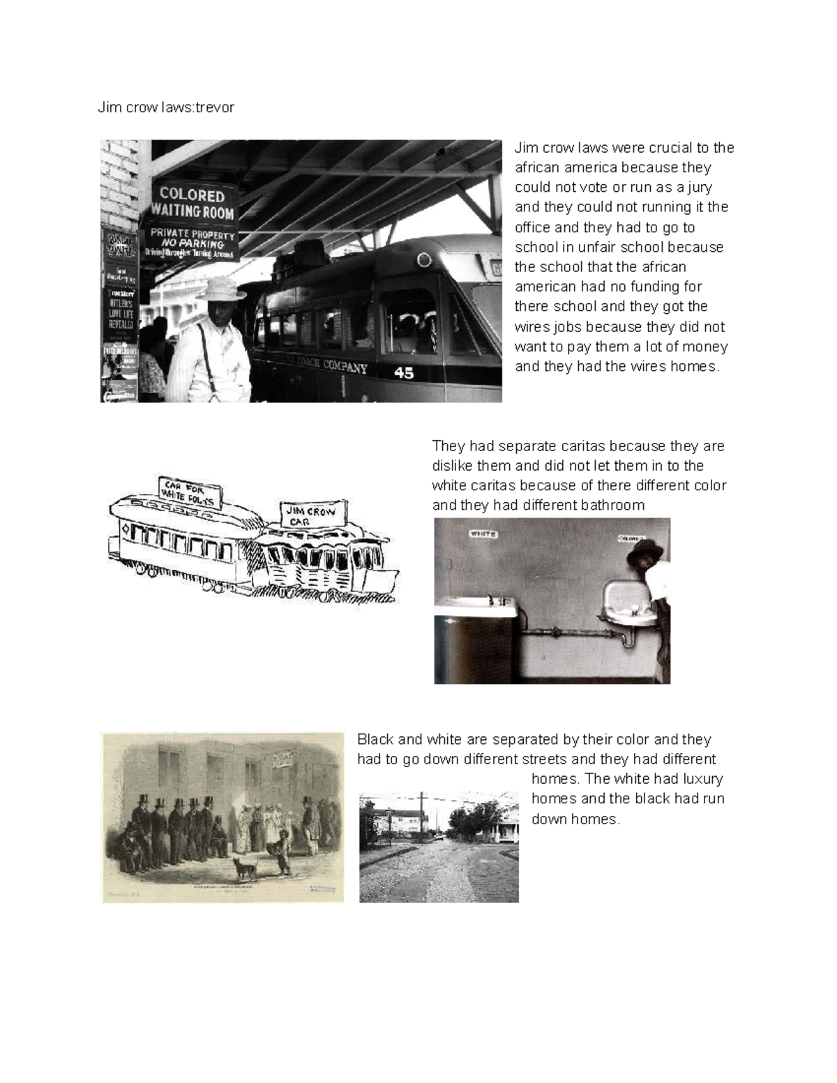 Jim Crow Laws: Impact on African Americans - CVFG 101 - Studocu