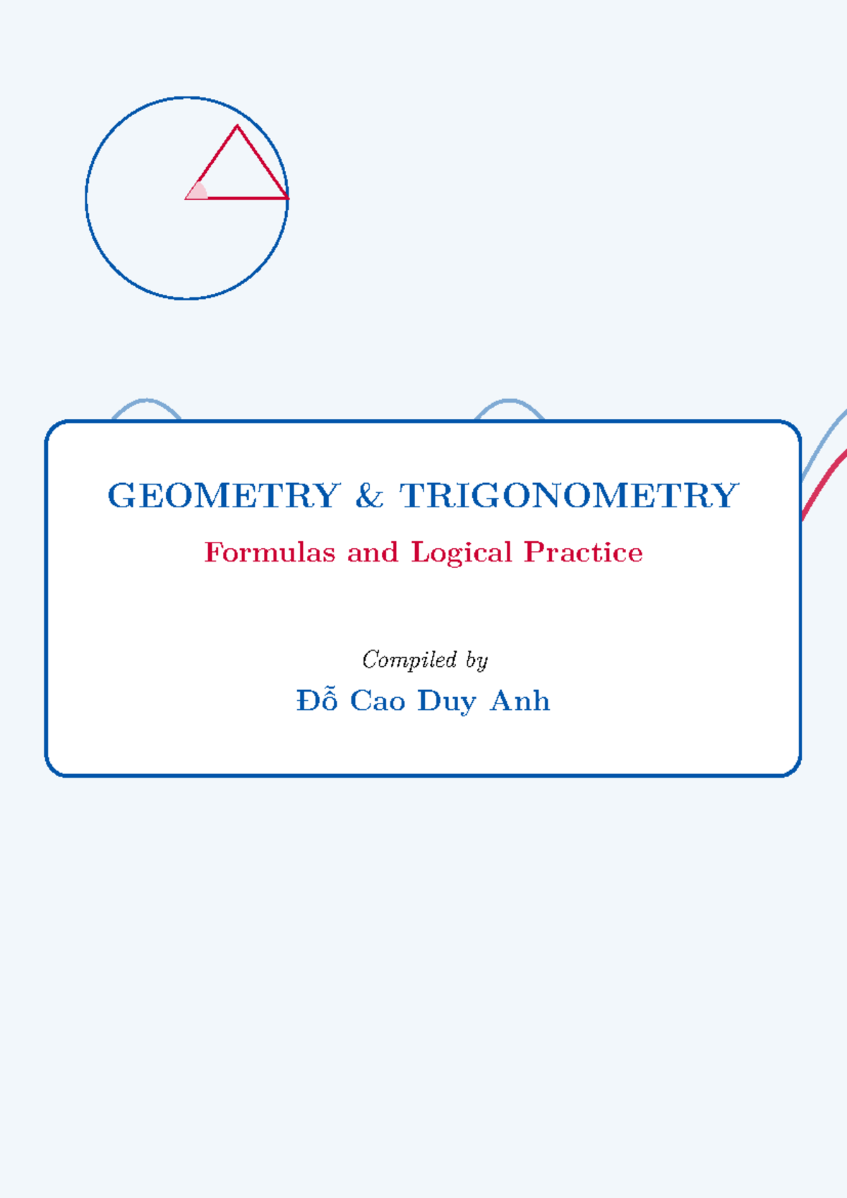 Geometry & Trigonometry Formulas & Practice (Course Code: GEOMETRY TRIG ...