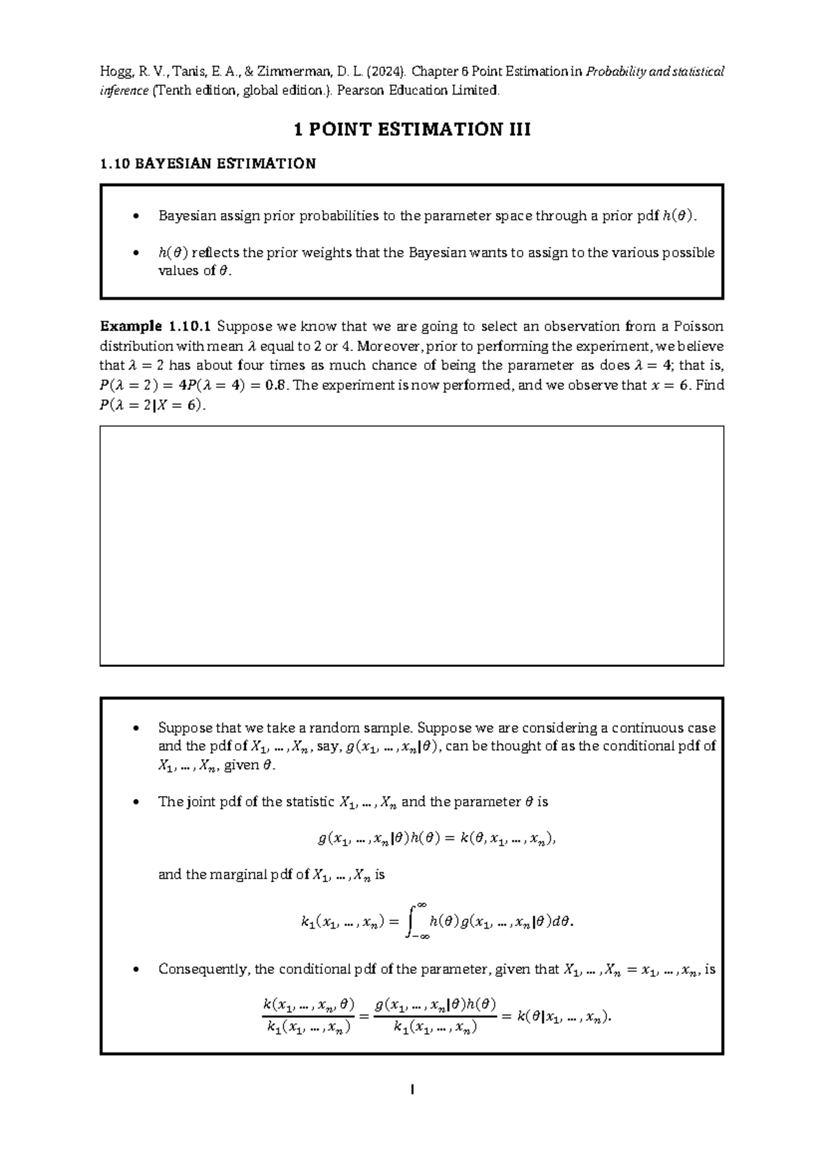 Chapter 6 point estimation in probability and statistical inference ...