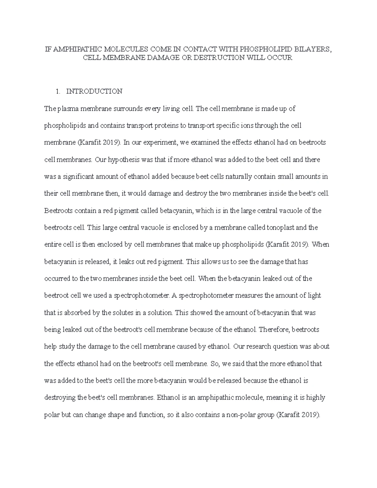 9 - Principles of Biology I Lecture notes - Proteins Proteins account ...