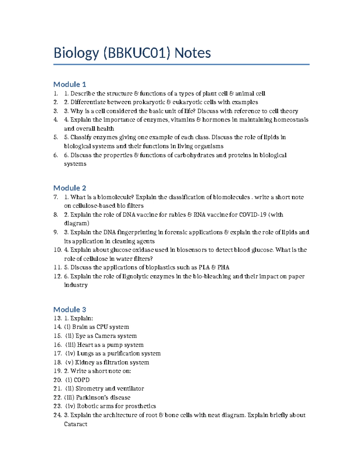 Micro Controllers (BCS402) Comprehensive Passing Package Guide - Studocu