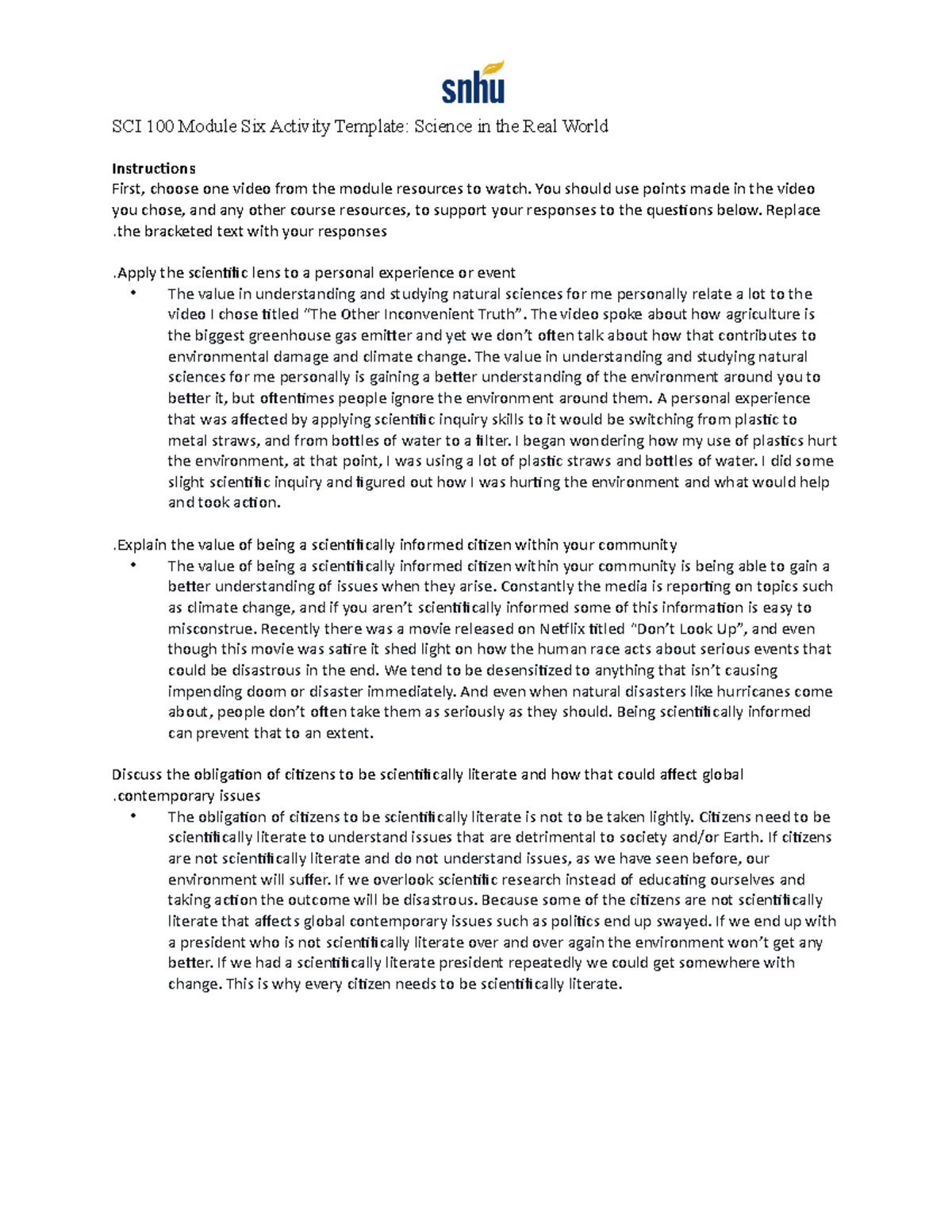 Module 8 initial post discussion post create one initial post and