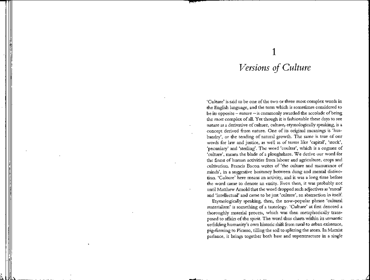 CULT 101: Exploring the Complex Interplay of Culture and Nature - Studocu