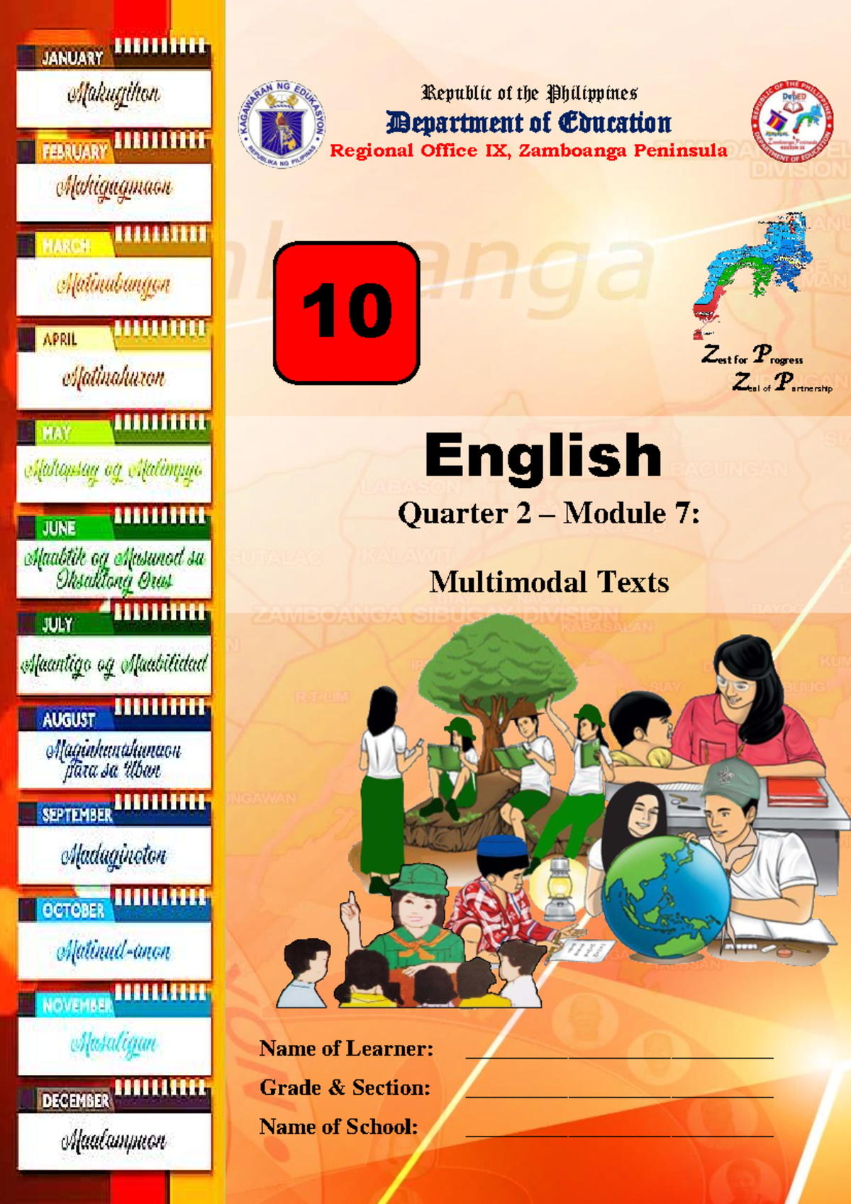 Philippines DepEd Regional Office IX: English Q2 Module 7 on Multimodal ...