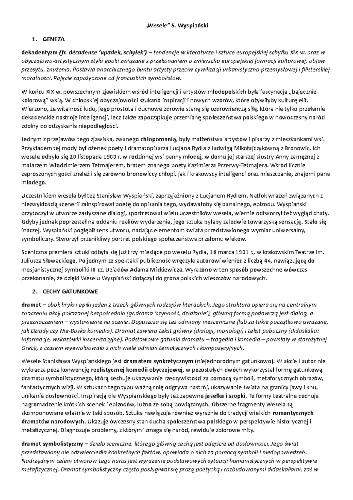 Sprawdzian Modernizm Literatura Nowa Era www.studocu.com