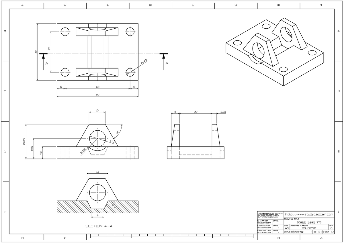 MPD776 - Sketch - CAD-101 - Mechanical Engineering - 21 N M i A S 40 S ...