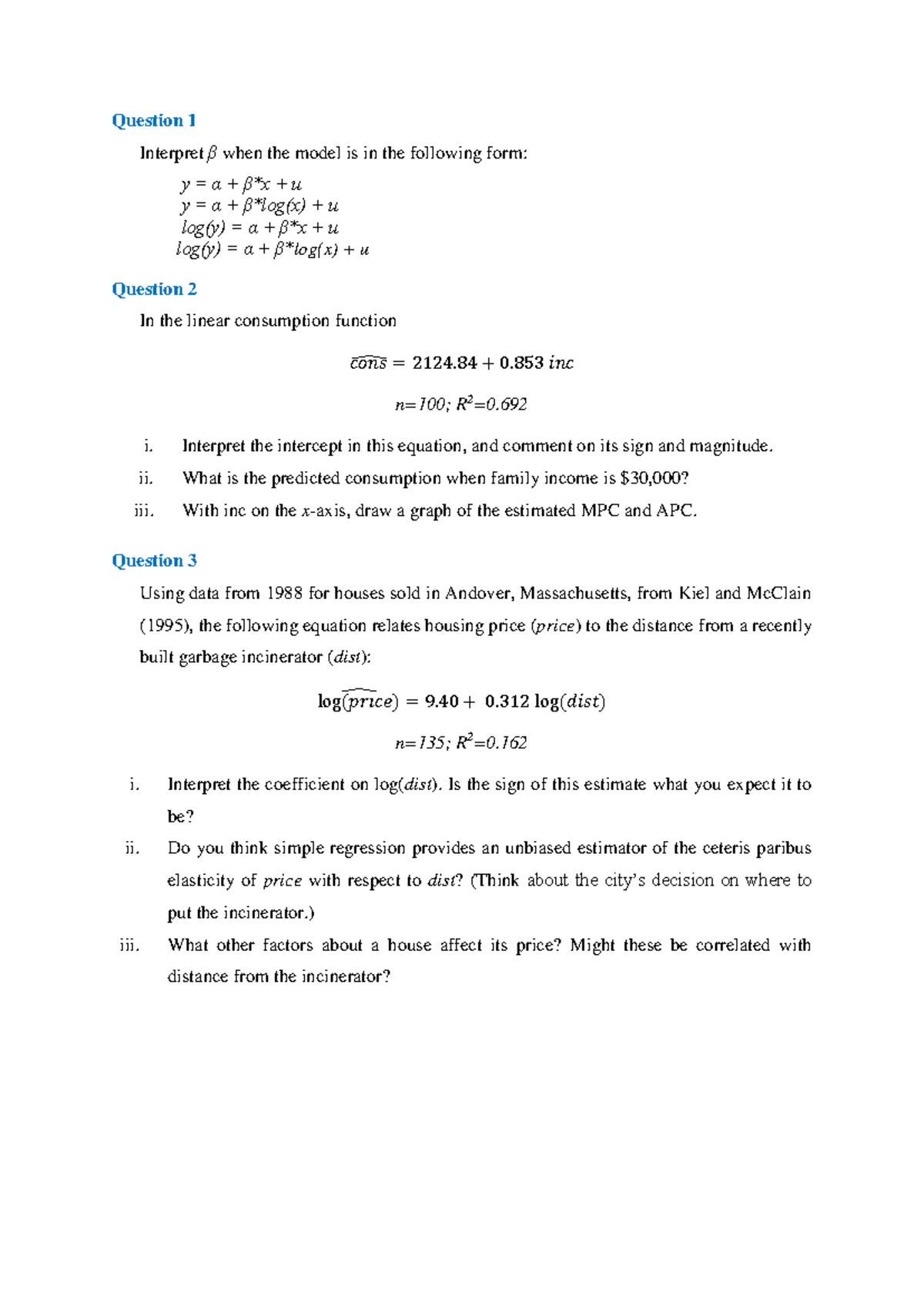 Econ 101 Midterm Exam 8 Questions - September 2019 Analysis - Studocu