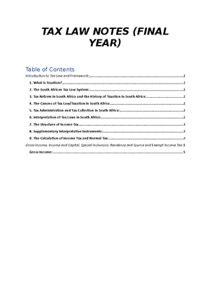Types of Tax: Overview of Normal, Withholding, and Other Taxes in SA ...