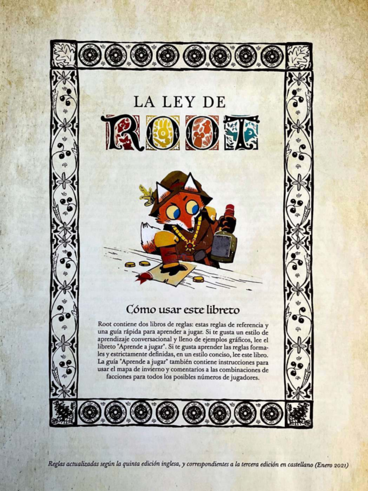 Root: Manual de Reglas y Guía de Juego (Edición 2021) - Document Preview