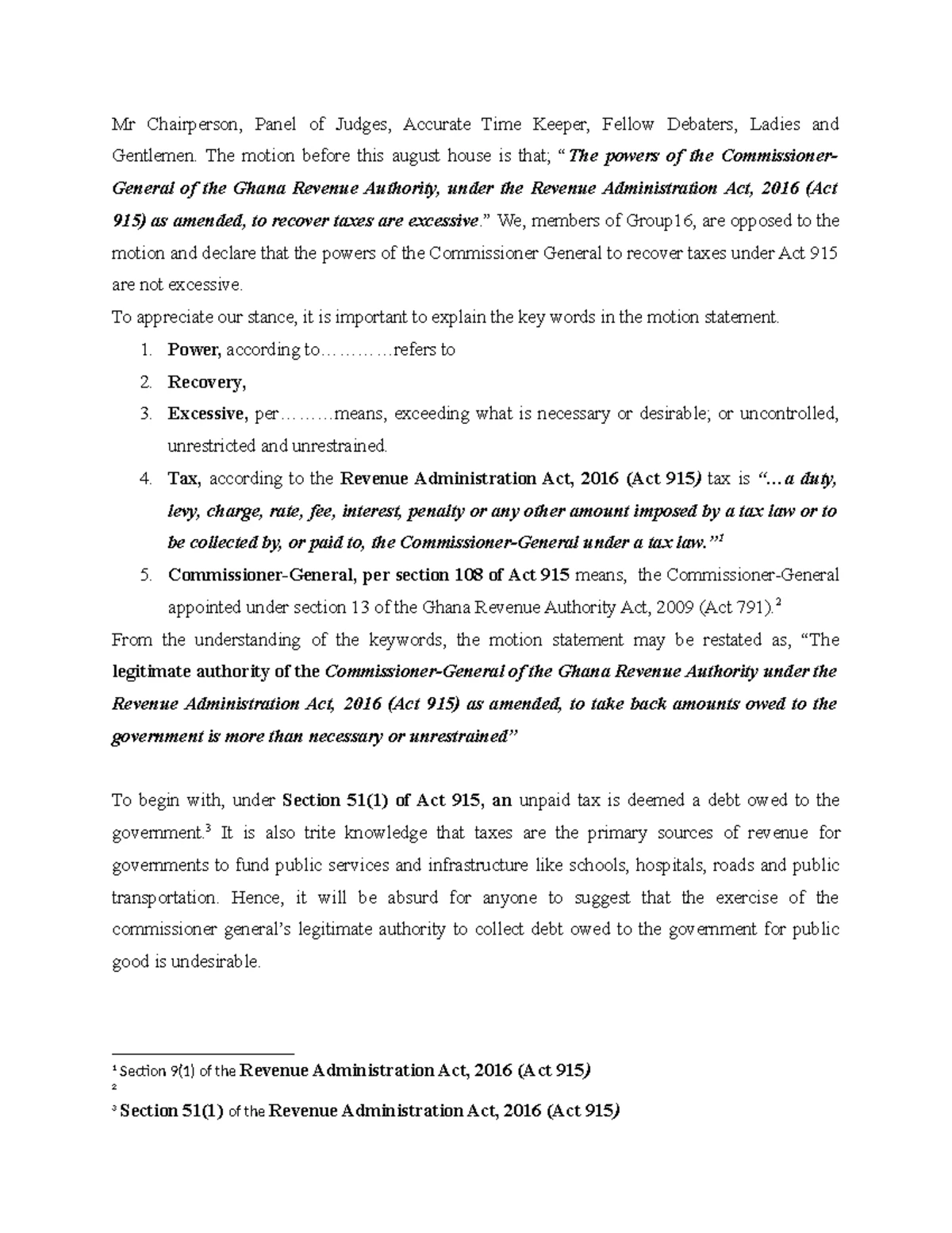 Exemptions Act 2022 (Act 1083): Administrative Guidelines Overview ...