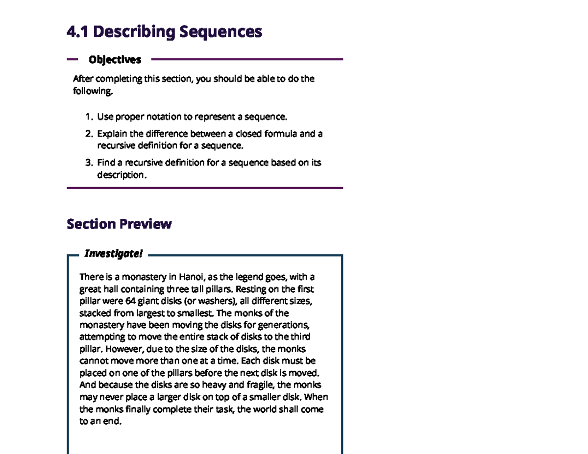 Exploring Sequences and Formulas in Mathematical Analysis (MATH101) - 4 ...