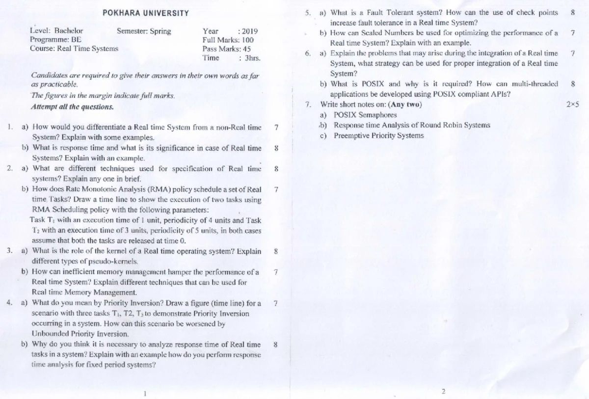 SPM-19 Fall: Software Project Management Past Exam Questions - Studocu