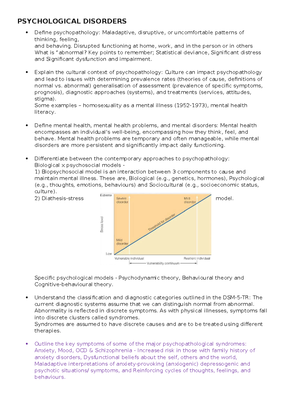PSY 101: Understanding Psychological Disorders and Psychopathology ...