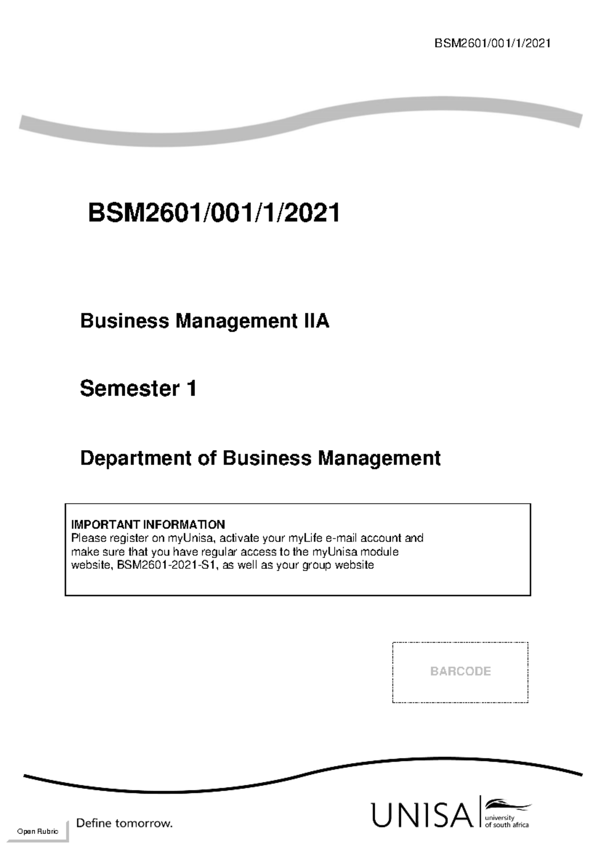 SUS1501 assignments-2-8 - SUS1501 Assignments 2- Assignment