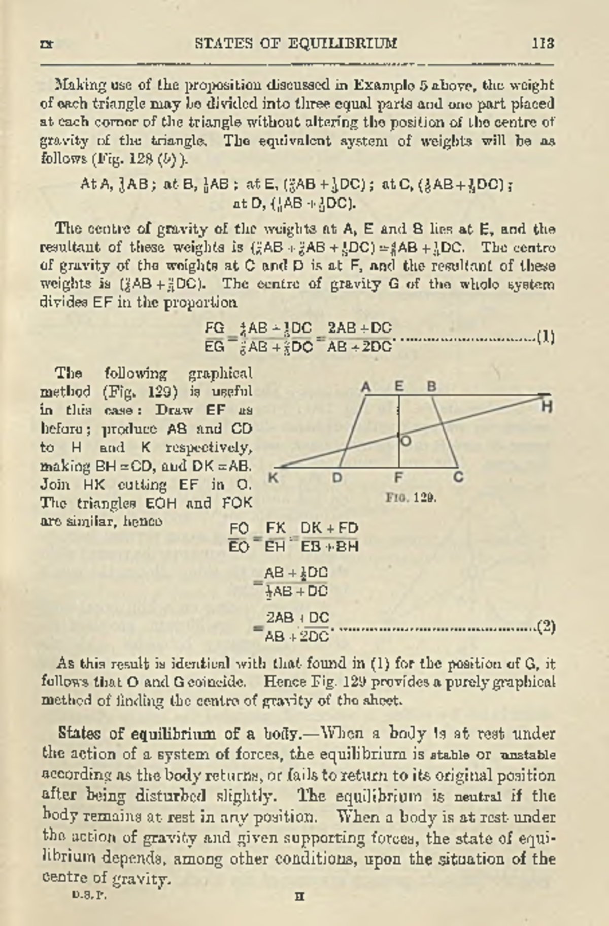STATES OF EQUILIBRIUM 113: Understanding Centre of Gravity in Physics ...