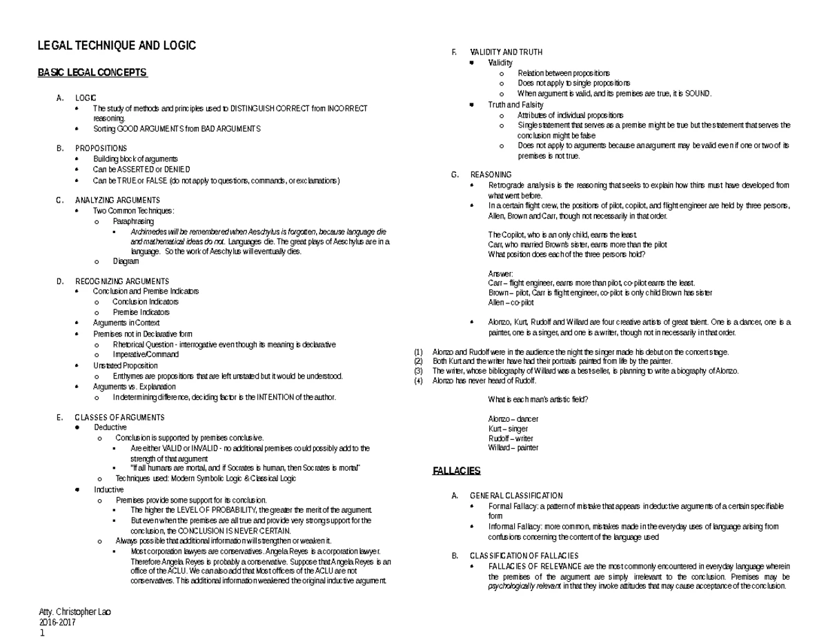 Introduction to Philosophy Module 3 Grade 12 - Studocu