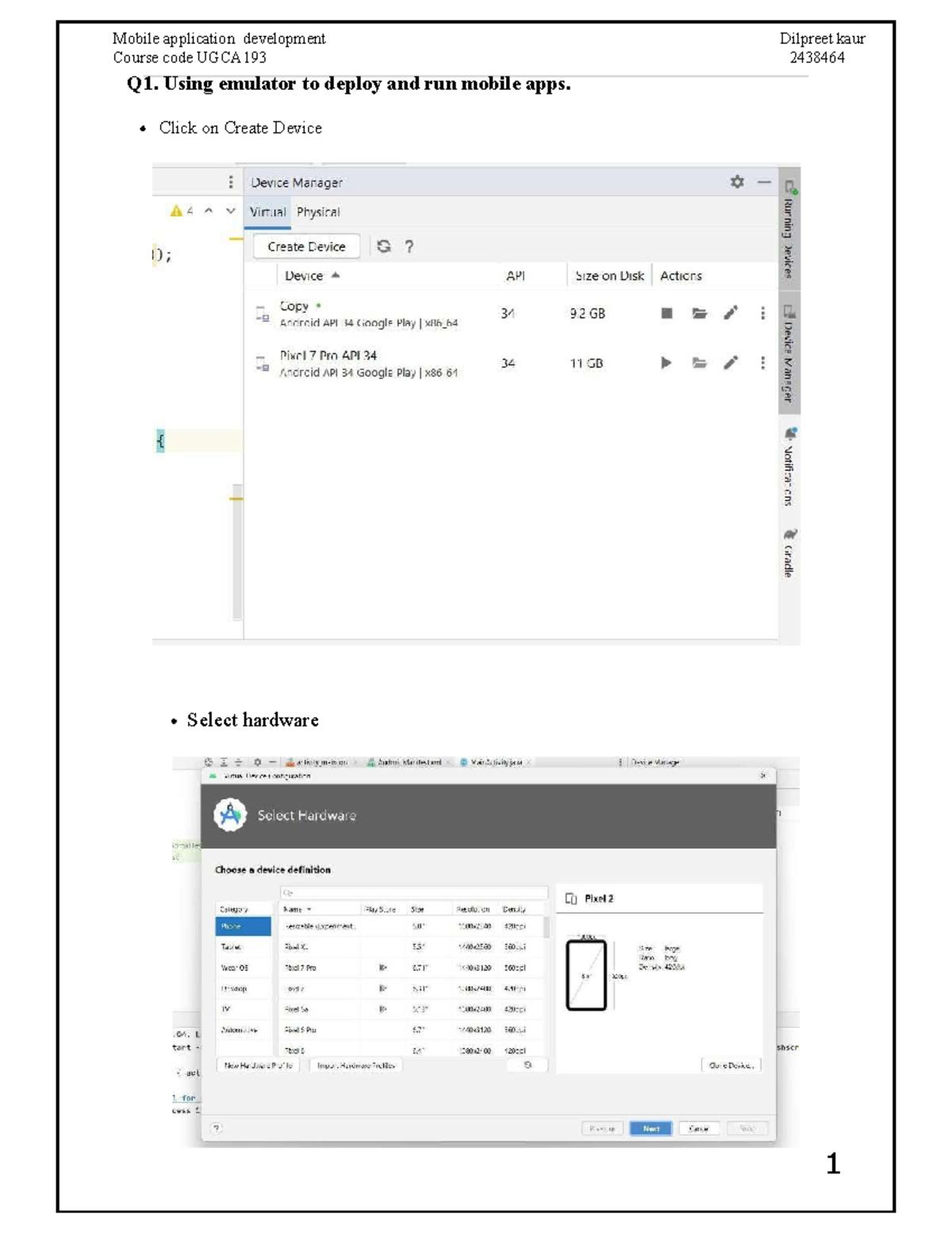 Mobile Application Development Guide - UGCA193 - Studocu