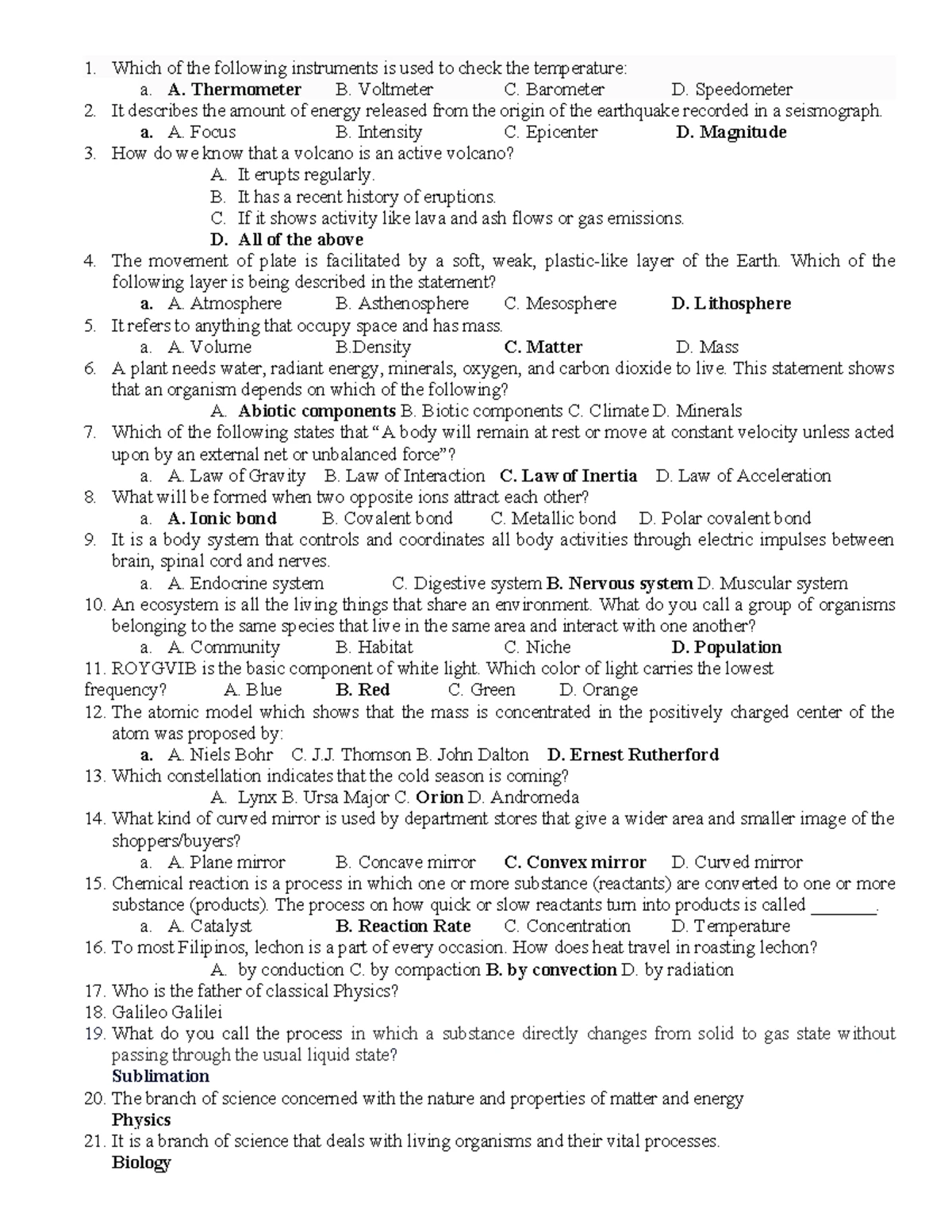 Research Paper Format Guidelines for Science Projects - Studocu