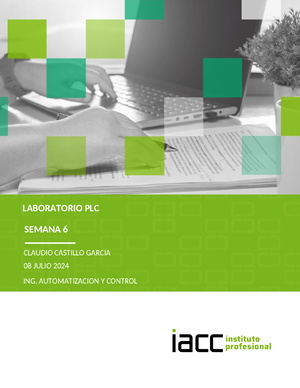 Laboratorio De Plc Tarea 3 Semana 3 David Navarro González Studocu