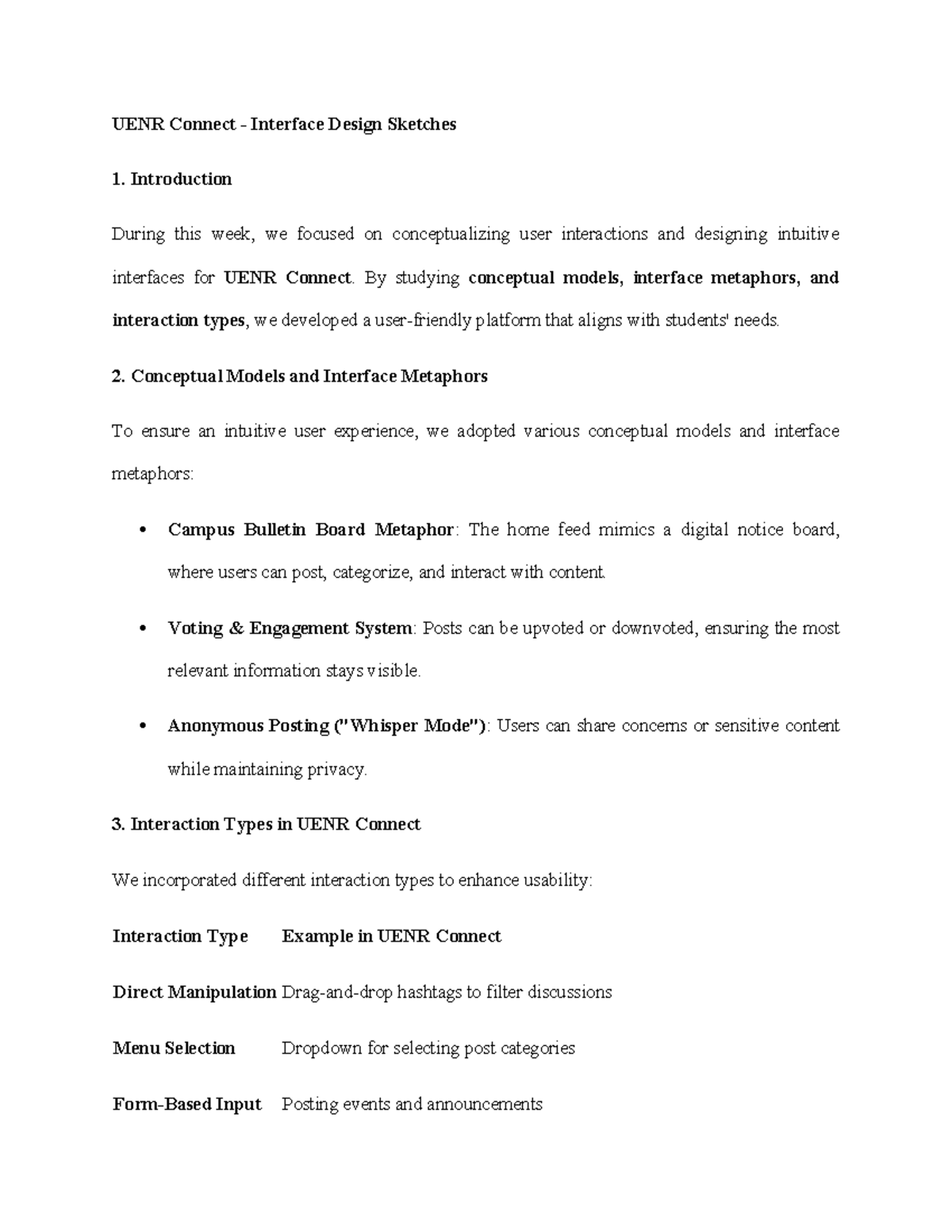 UENR Connect - This is a project on Human computer interaction design ...