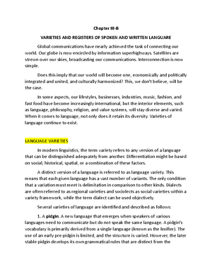 Purposive Communication Chapter 6 - Studocu