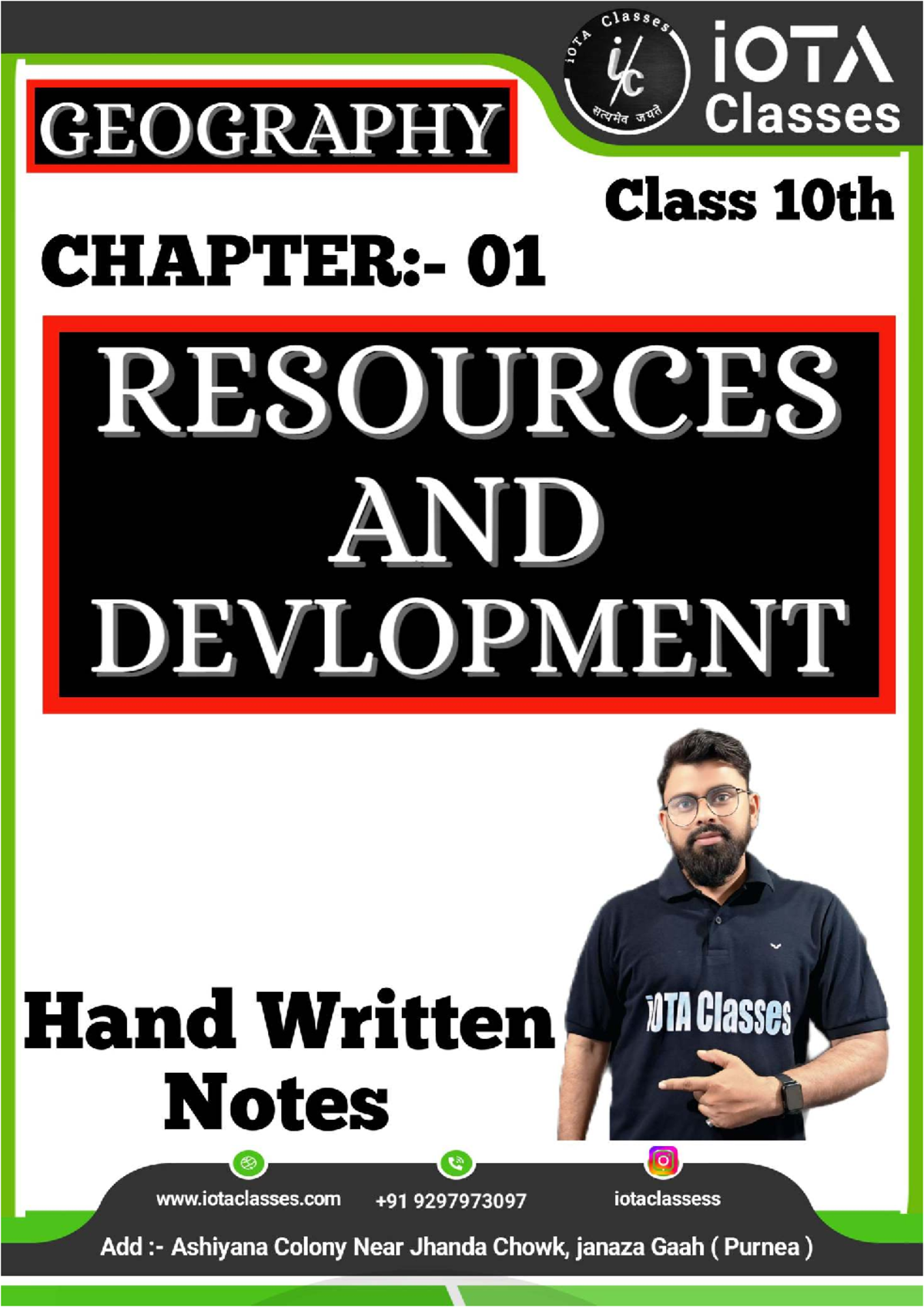 GEOGRAPHY Class 10th 01: Resources and Development Notes - Studocu