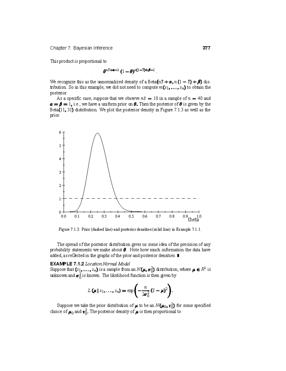 Chapter 7: Bayesian Inference and Posterior Densities Summary - Studocu