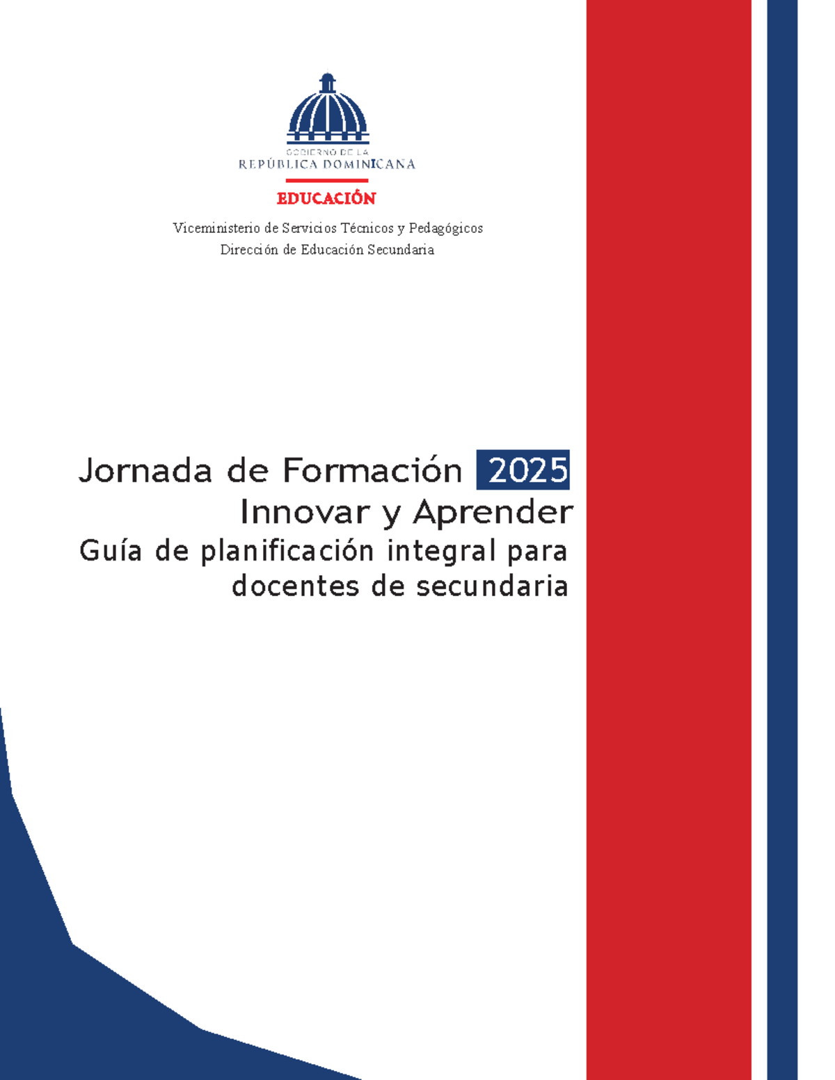 Guía de Planificación y Evaluación Docente para Secundaria 2025 - Studocu