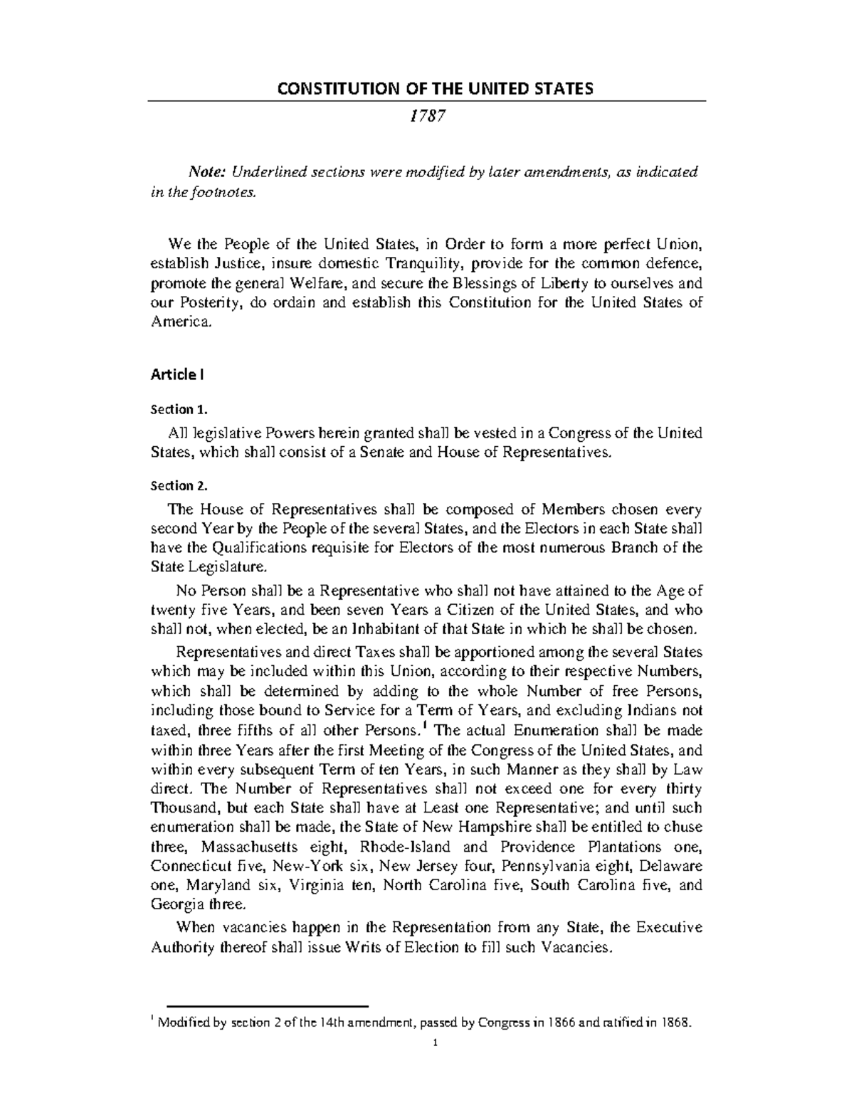 Constitution of the United States: Detailed Article Breakdown ...