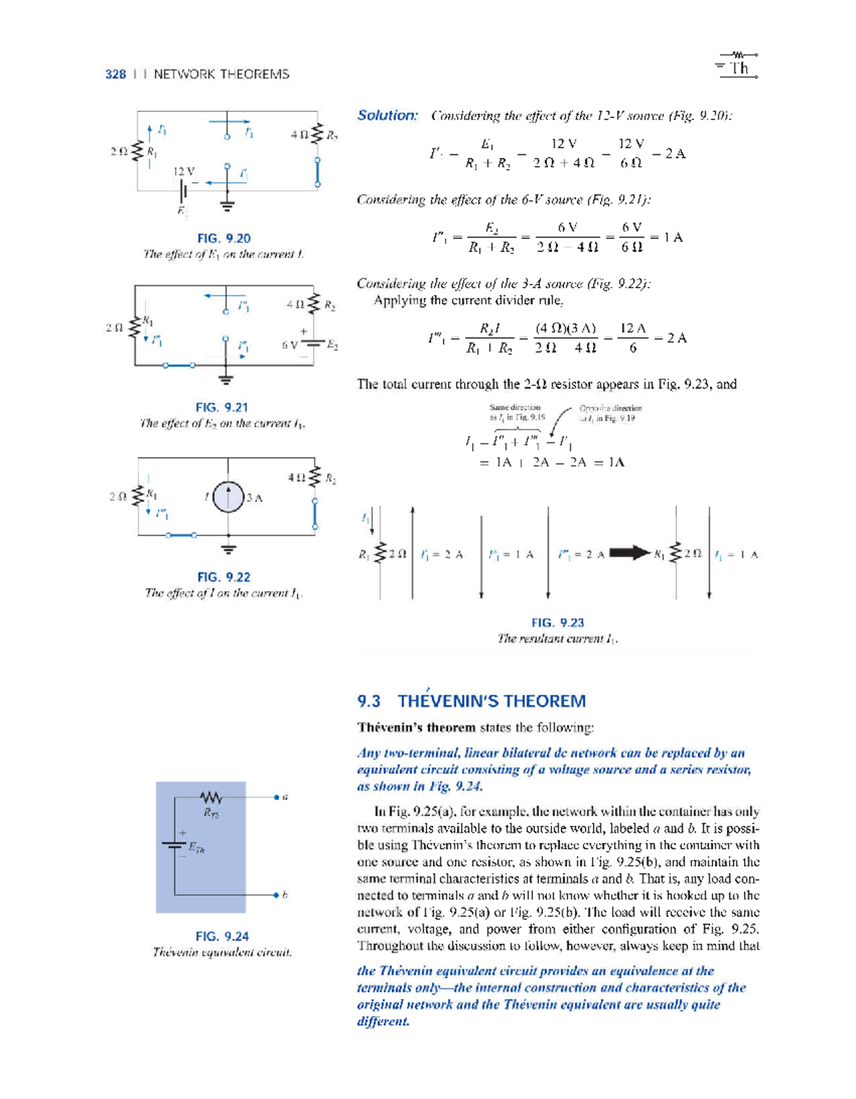 Thevenin Theorem Handout for Electrical Engineering 101 - Studocu