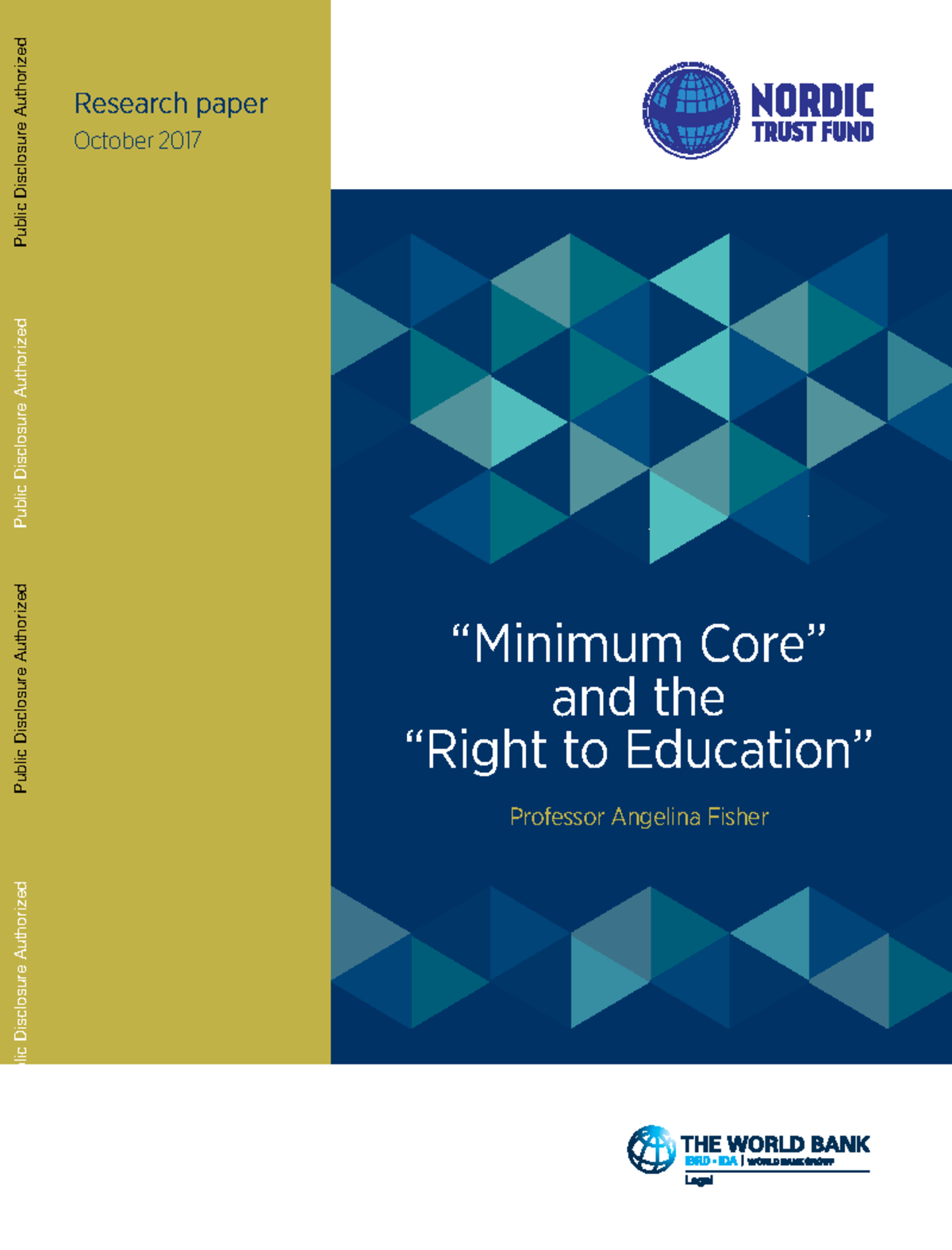 Minimum Core Obligations and the Right to Education - Fisher - Studocu