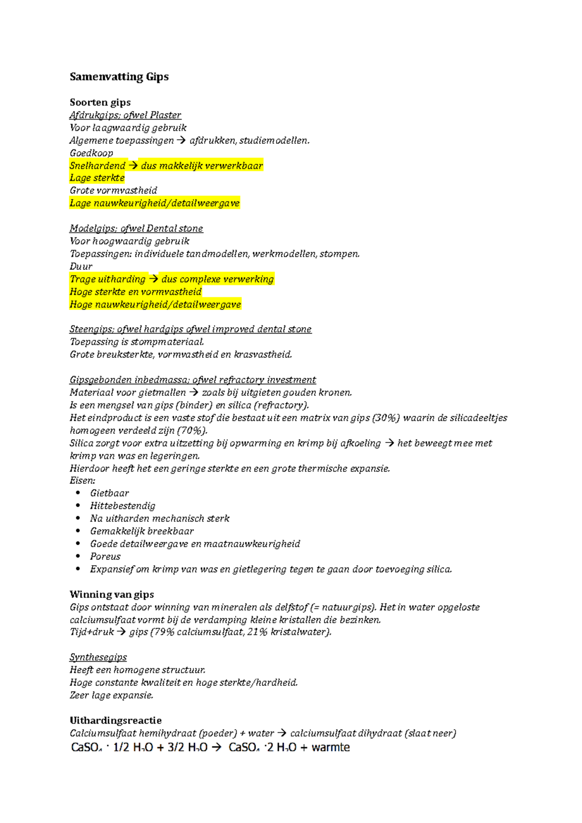 GIP-102: Samenvatting van Gips - Hoorcolleges en Zelfstudieopdrachten ...