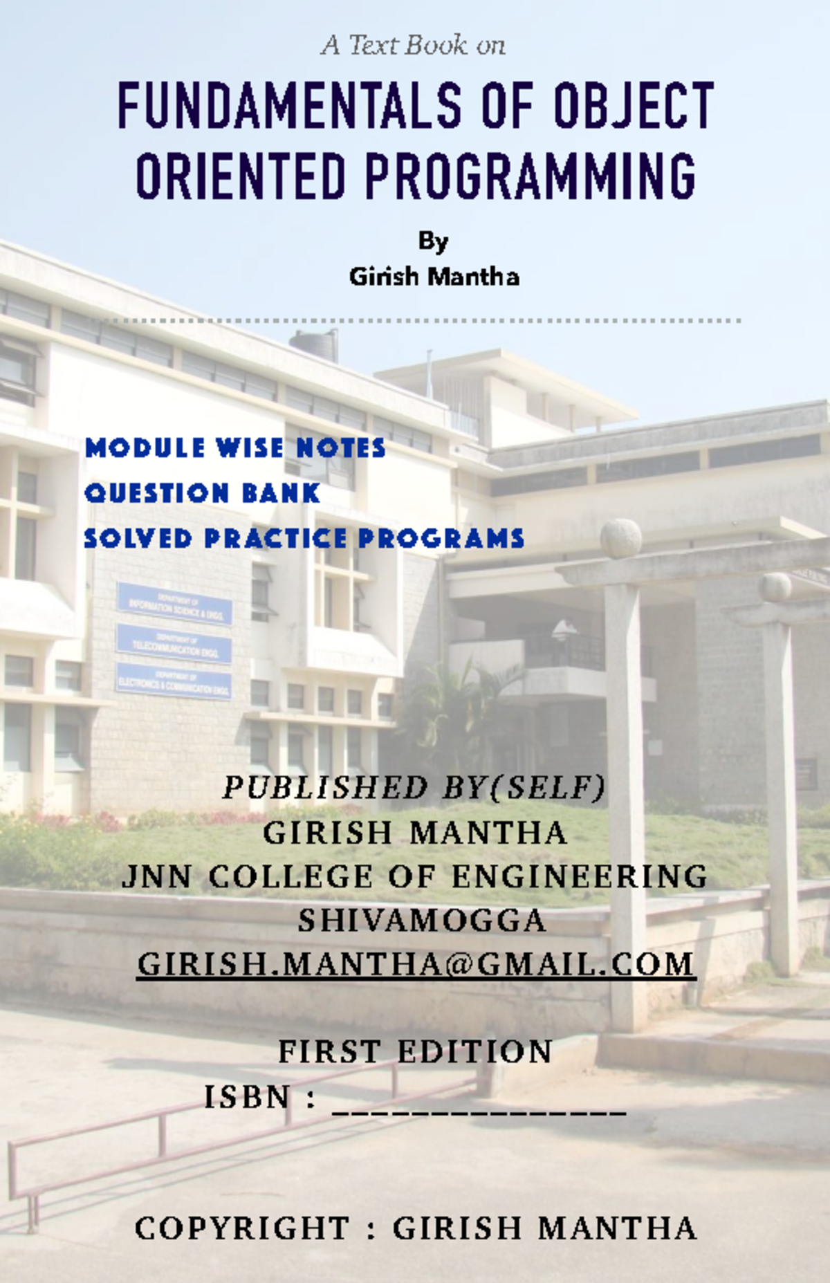Opps with c++ by Girish Mantha - OOPS with C++ - A Text Book on ...