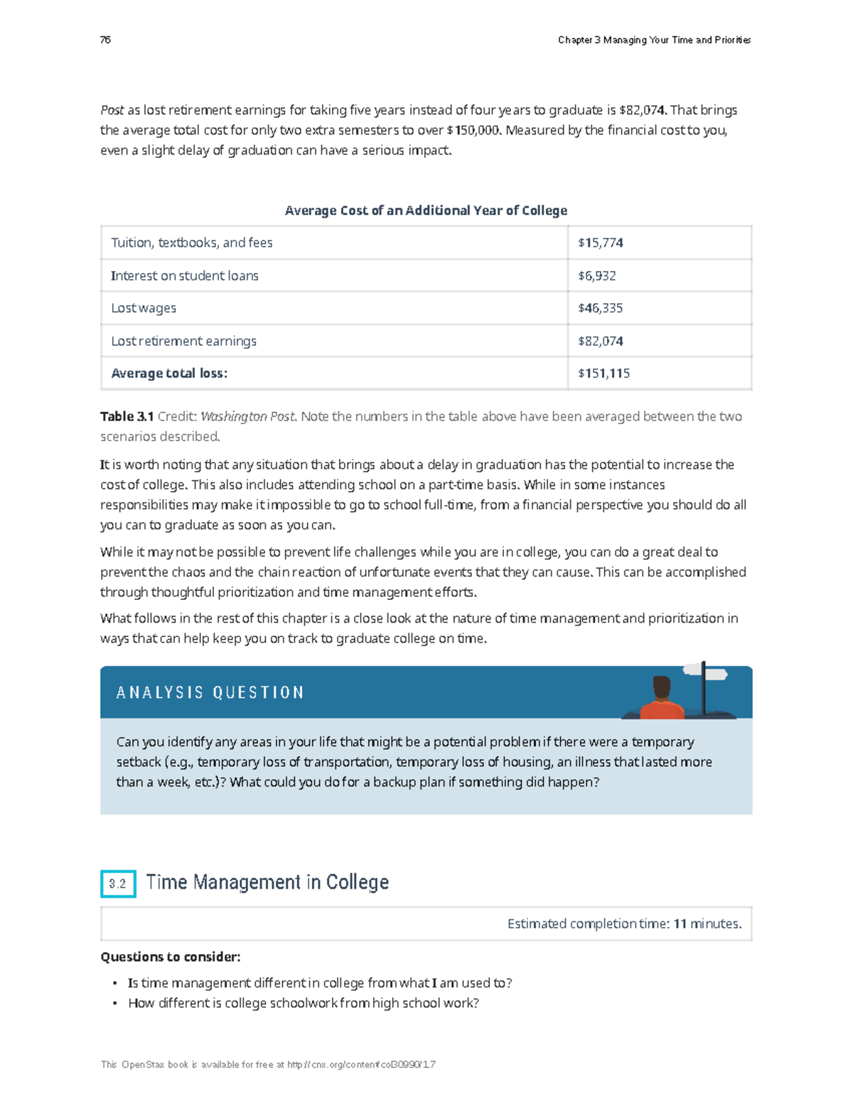 Understanding Time Management in College: Chapter 3 Overview - Studocu