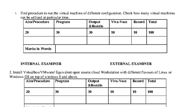 CC SET 1 - Virtual Machine Procedures and Cloud Simulations - Studocu