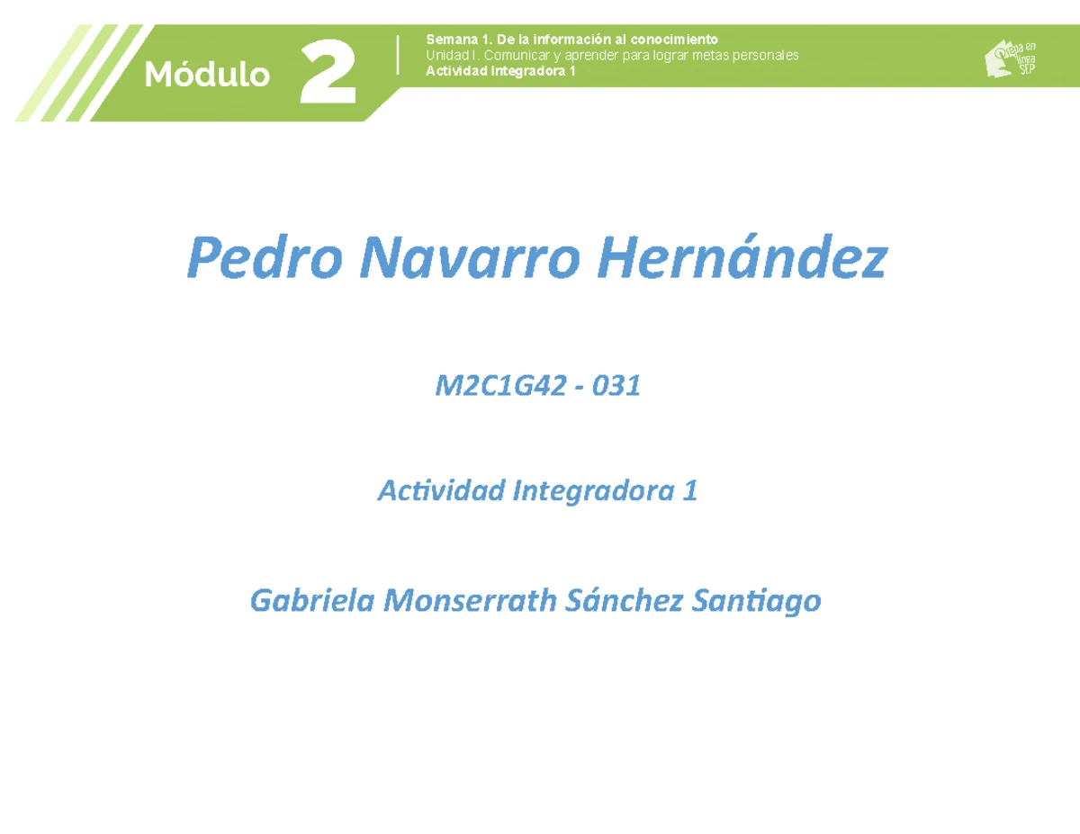 Módulo 2 - Semana 3 - Actividad Integradora 6 - La Reseña. - Semana 3