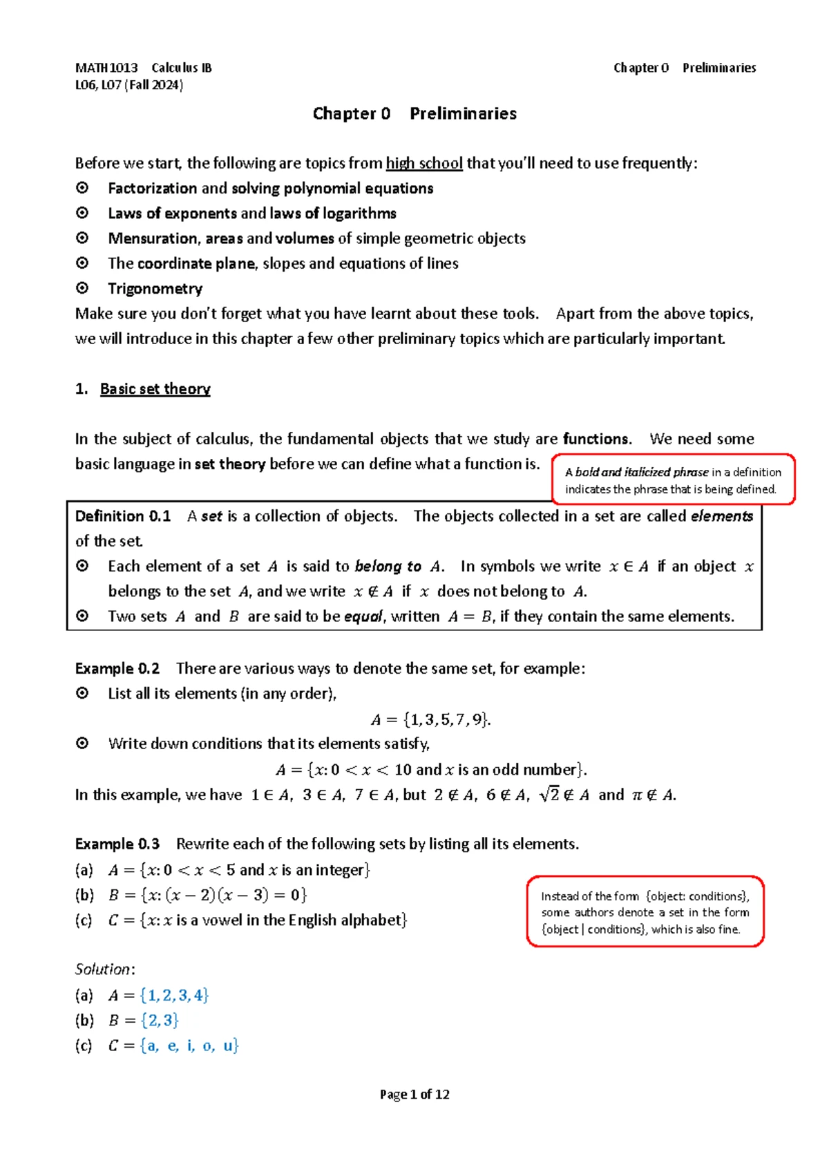 Calculus IB Lecture 17: Derivatives & Graphical Insights (MATH 1013 ...