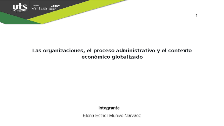 Tgev046: Efectos de la Globalización en Empresas de Bucaramanga - Studocu
