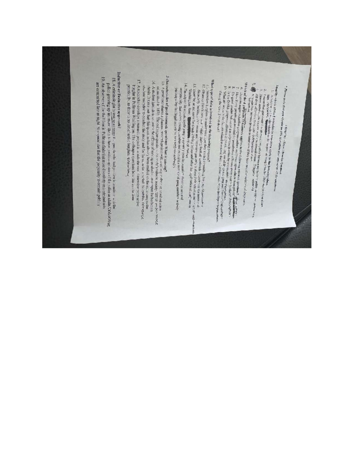 CRMJ 311 Exam 1 Practice Questions and Insights - Studocu