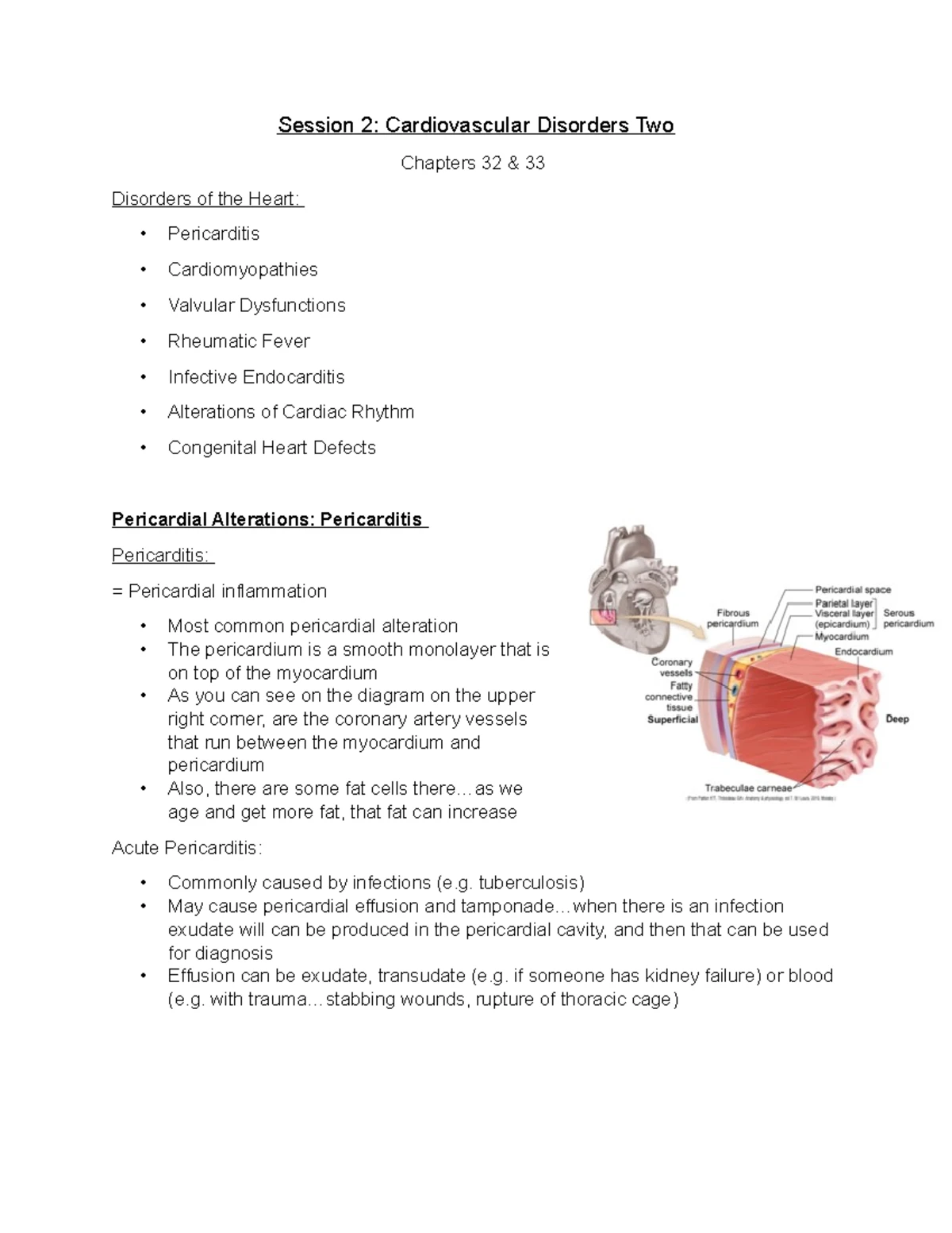 Pathophysiology 2 Module Test 3 Study Notes: Digestive Disorders - Studocu