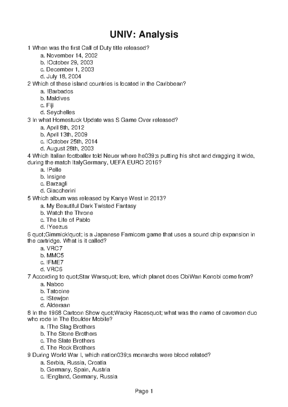 UNIV190 Chapter 6 Summary: Key Concepts and Quiz Questions - Studocu