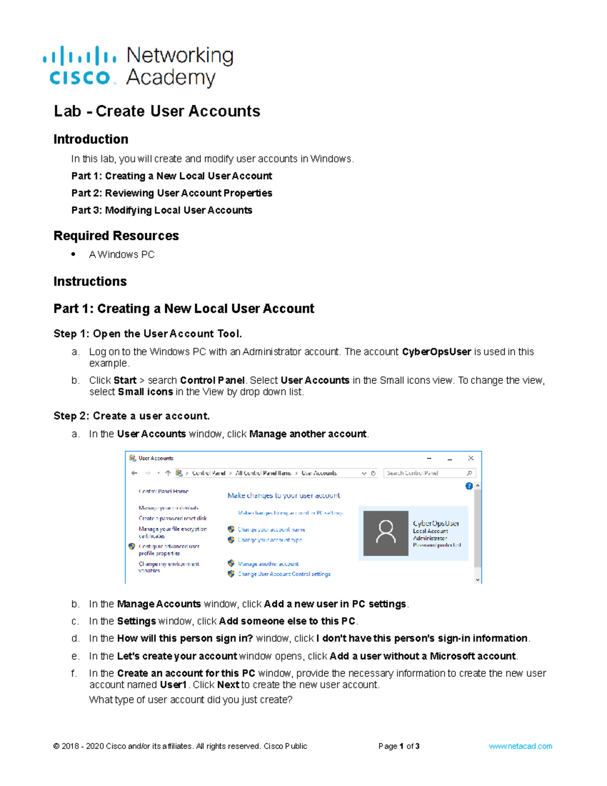 3.3.10 Lab - Create User Accounts and improving - Lab - Create User ...