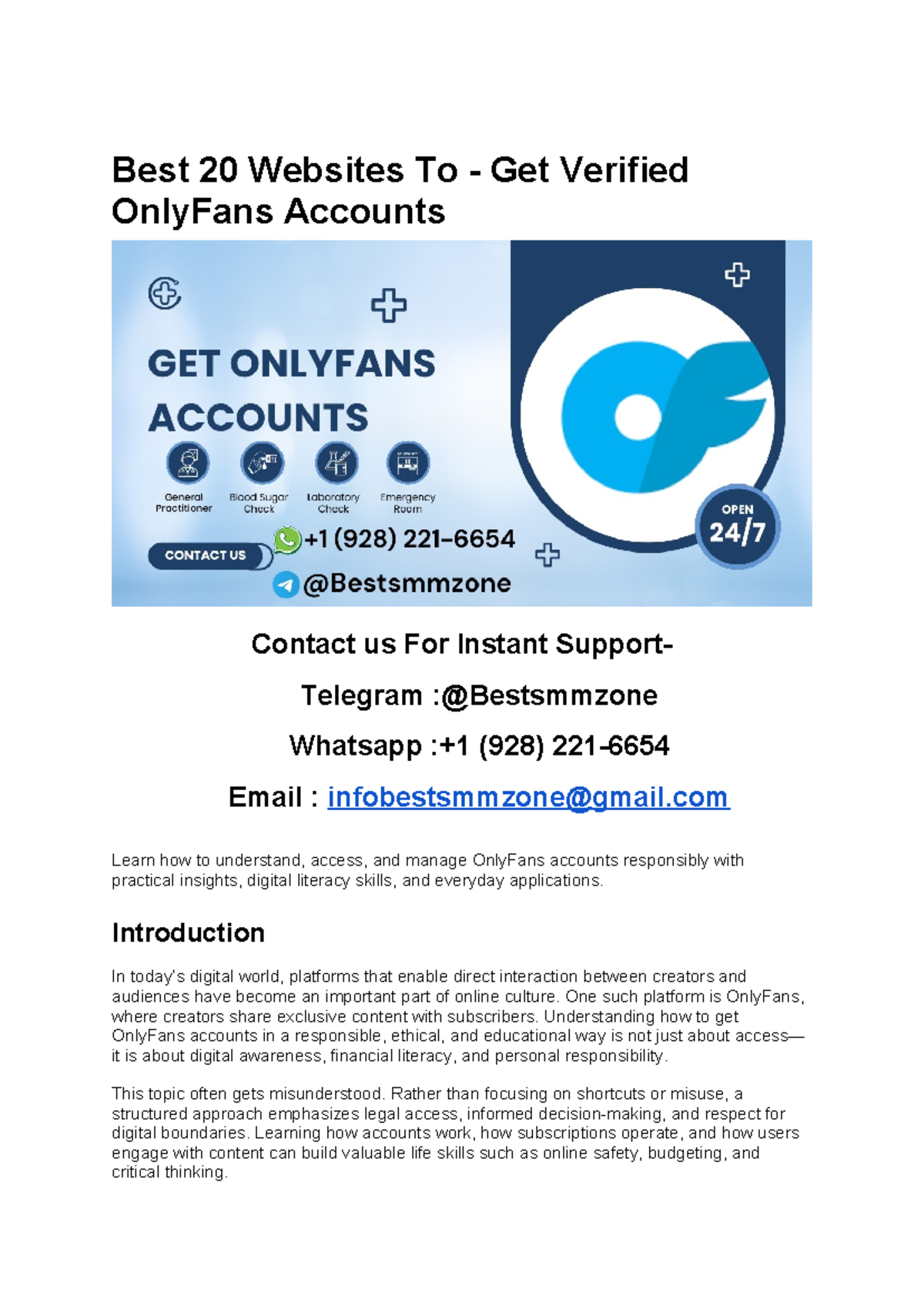Understanding OnlyFans Accounts: A Guide to Responsible Access - Studocu