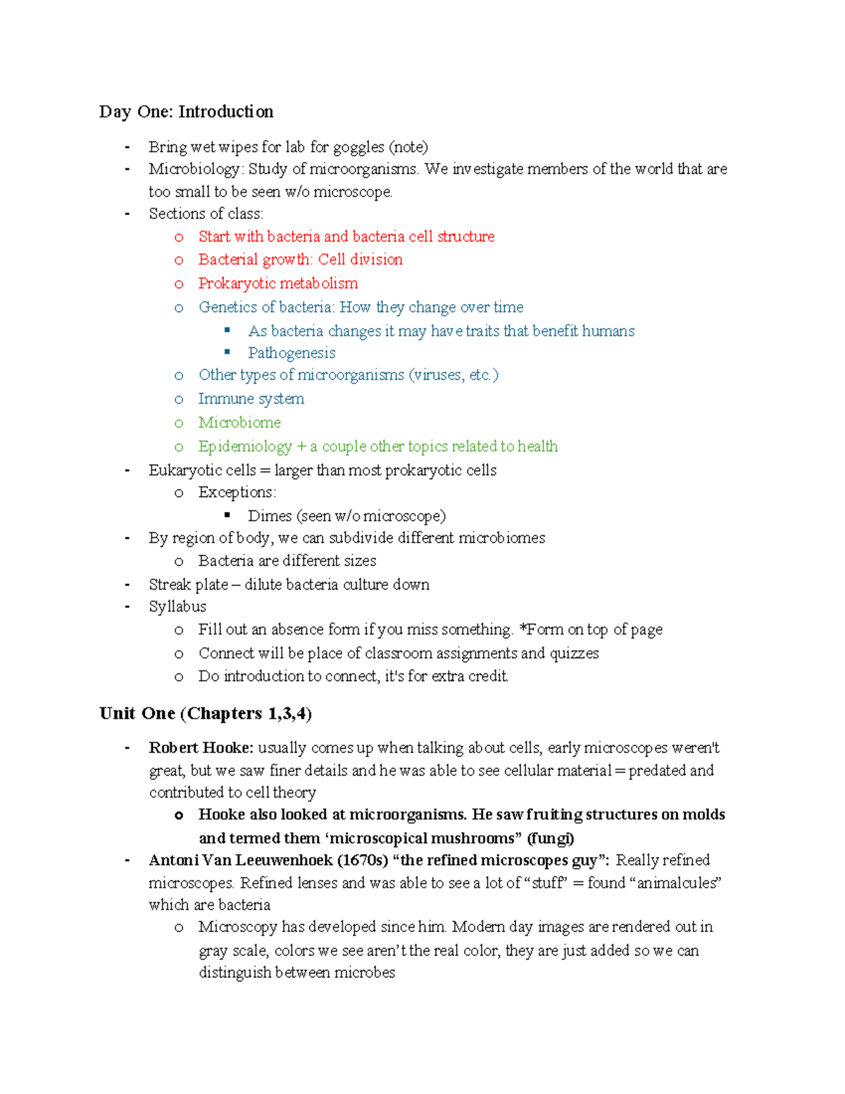 Prokaryotic Cell Structure & Function - Microbiology Overview - Day One ...