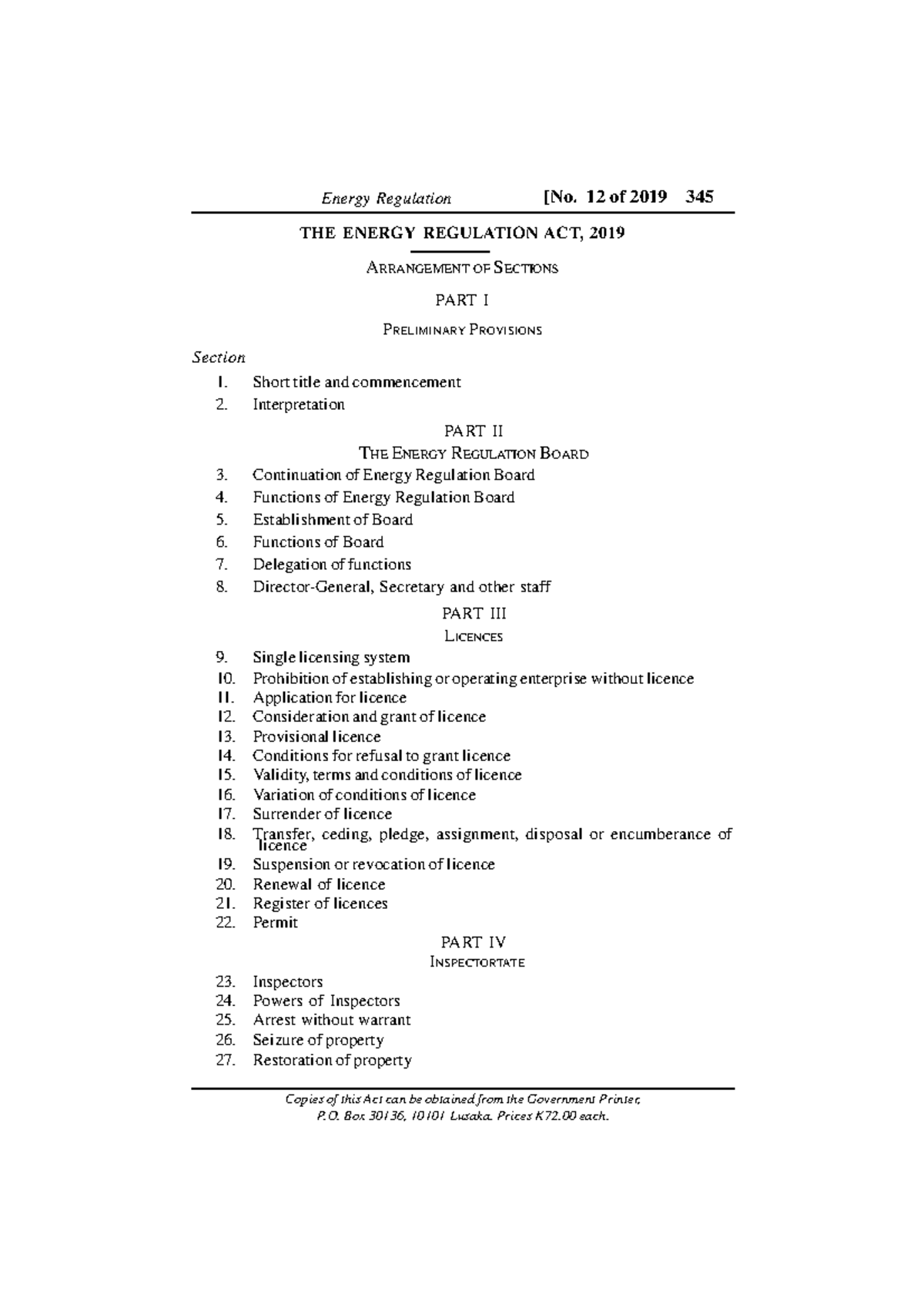 NATIONAL ENERGY REGULATION ACT visual data 7