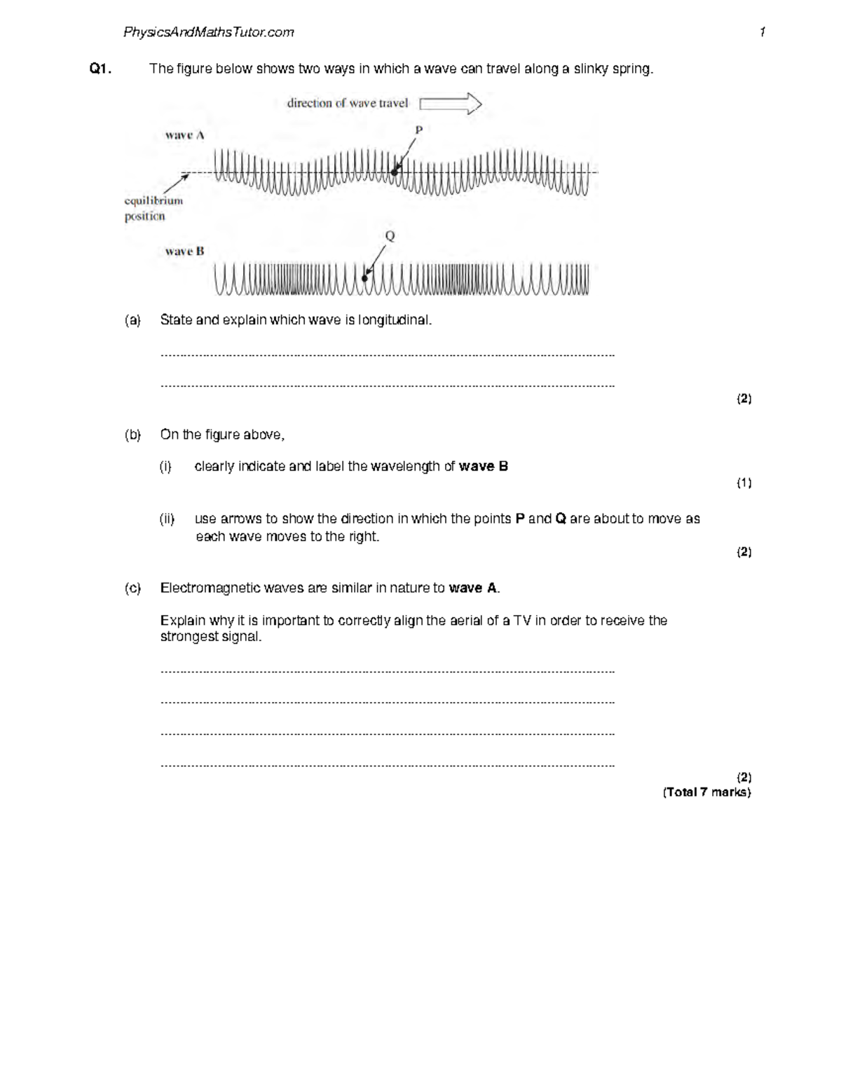 2.4 Waves - Detailed Study Notes on Wave Motion and Properties - Studocu