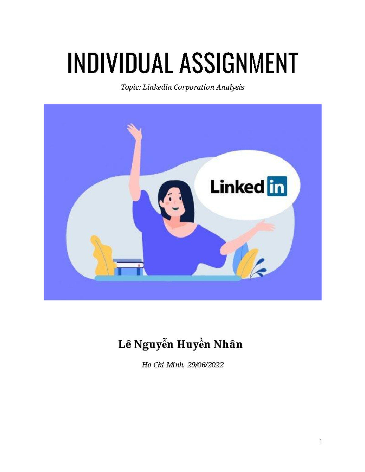 LinkedIn Corporation Analysis - MGT103 Individual Assignment - Studocu