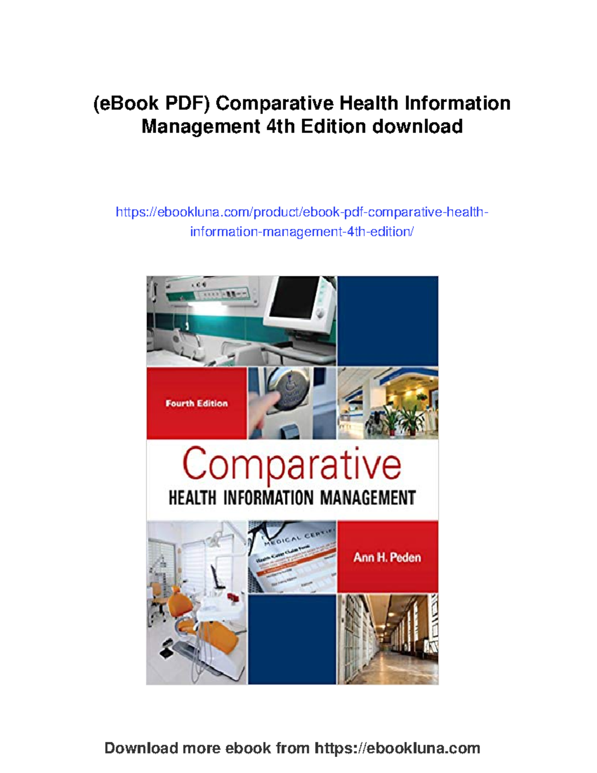 Comparative health information management 4th edition overview and ...