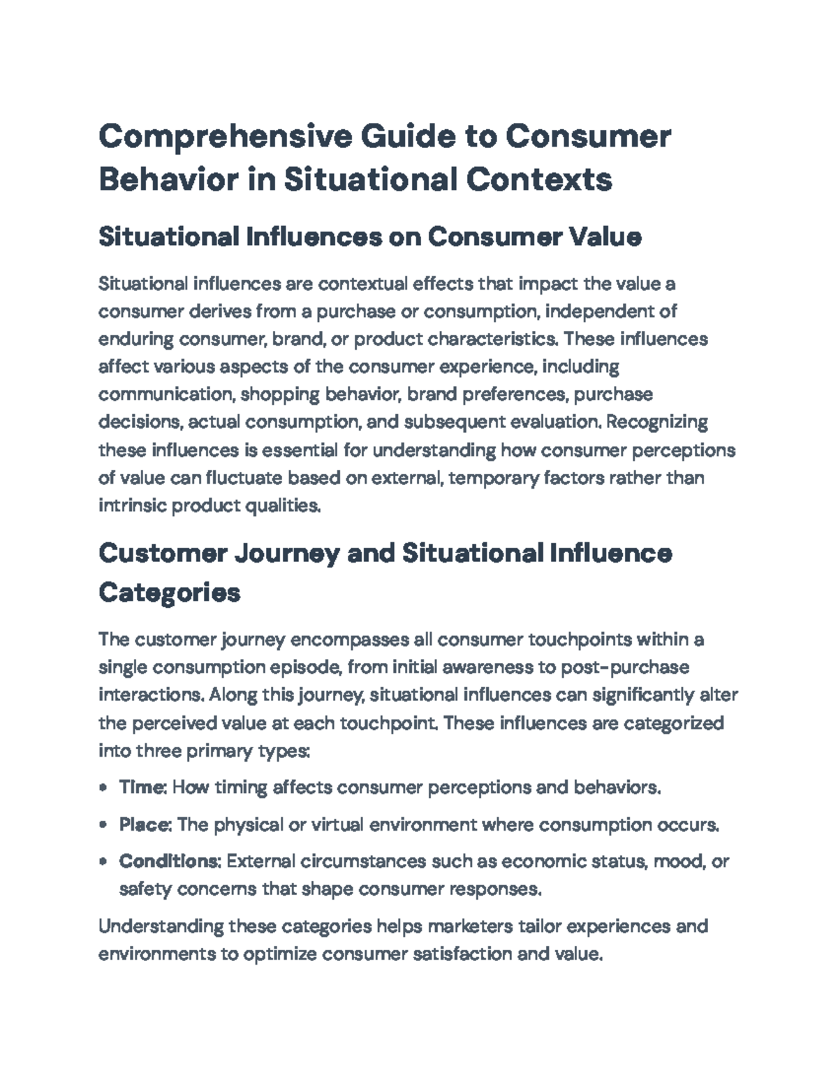 Comprehensive Guide To Consumer Behavior In Retail Contexts Cb 101
